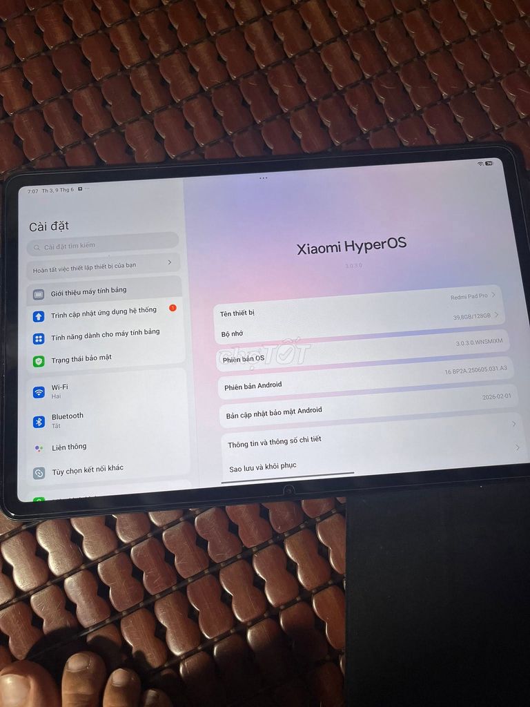 Xiaomi Redmi Pad Pro 12 inch 6GB/128GB Đen Đã sử dụng. Mua bán Máy tính bảng tại Huyện Quế Võ Bắc Ninh được đăng bởi Hội Đồ Điện Tử hình 1