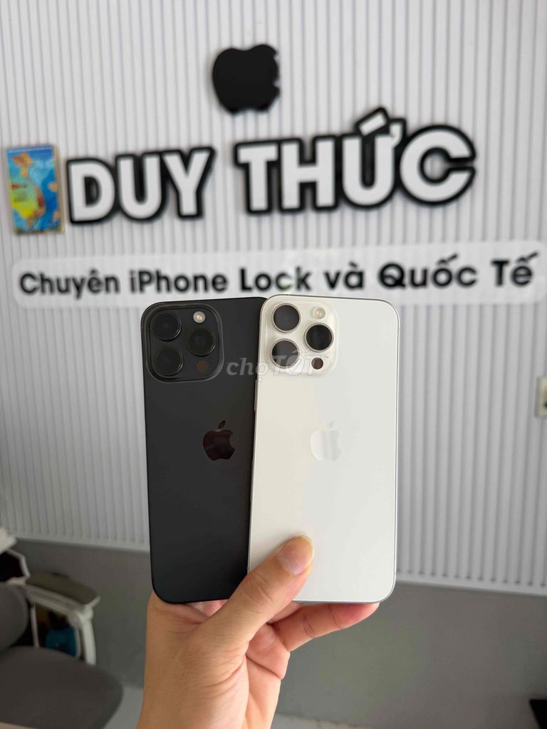Apple iPhone 15 Pro Max 256GB Trắng, Đen Mỹ lướt. Mua bán Điện thoại tại Quận Ninh Kiều Cần Thơ được đăng bởi Duy Thức chuyên iphone Lock Cần Thơ hình 1