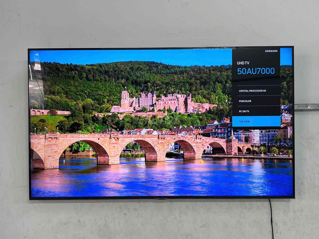 Tivi Samsung 50AU7700 Tồn Kho. Mua bán Tivi, Âm thanh tại Thành phố Long Xuyên An Giang được đăng bởi Điện Tử HT hình 1