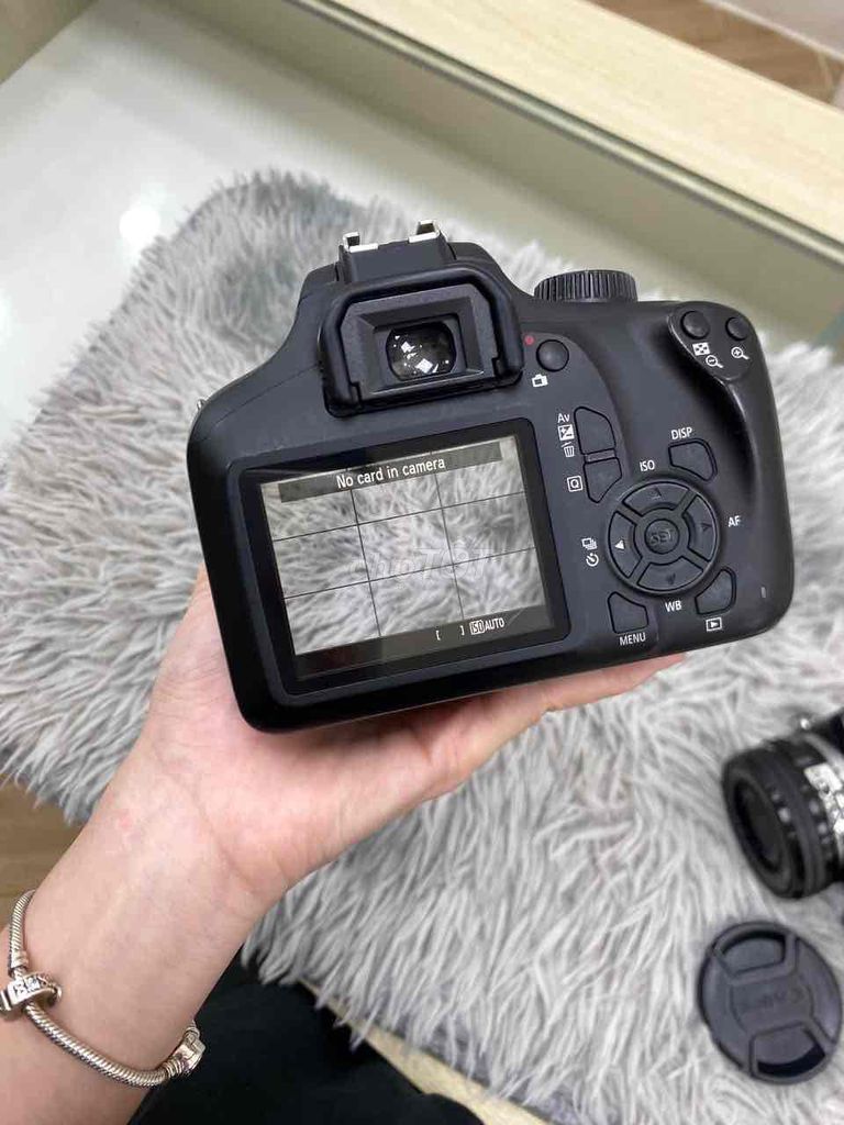 Máy ảnh Canon EOS 3000D Đen kèm lens 18-55mm. Mua bán Máy ảnh, Máy quay tại Quận 5 Tp Hồ Chí Minh được đăng bởi Phan Thế Phong  hình 1