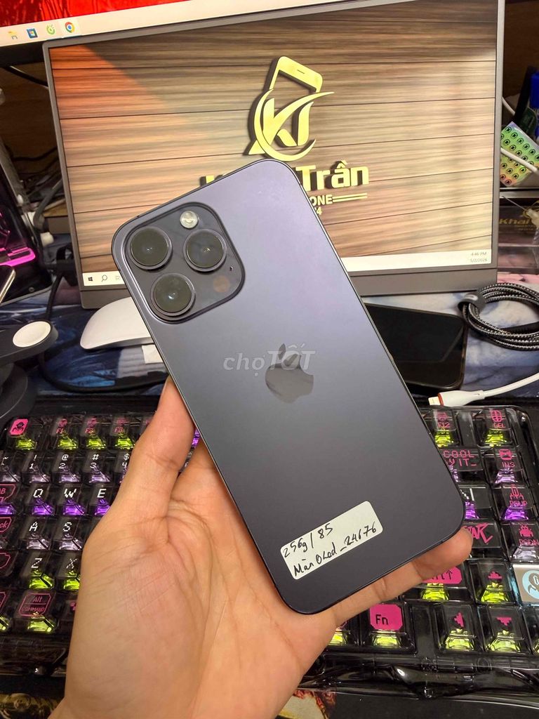 Apple iPhone 14 Pro Max 256GB Tím Mỹ. Mua bán Điện thoại tại Thành phố Nha Trang Khánh Hòa được đăng bởi khaitransmartphone hình 1