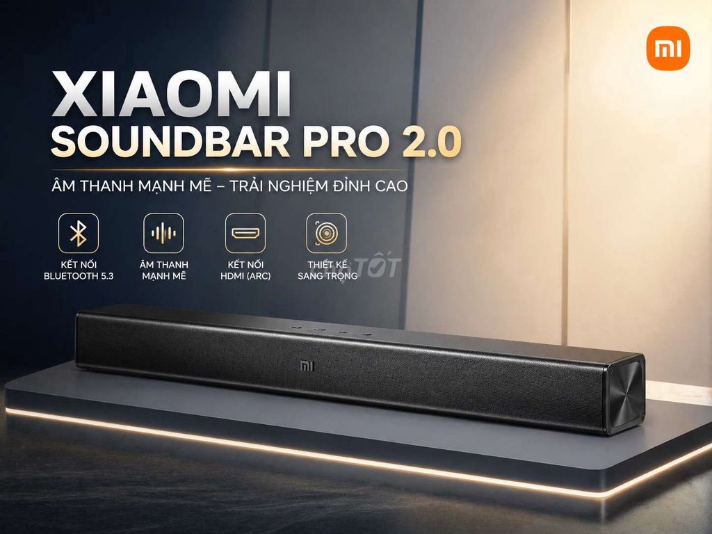 Loa thanh Xiaomi Soundbar Pro 2.0. Mua bán Tivi, Âm thanh tại Quận Bình Tân Tp Hồ Chí Minh được đăng bởi Chấn Uy hình 1