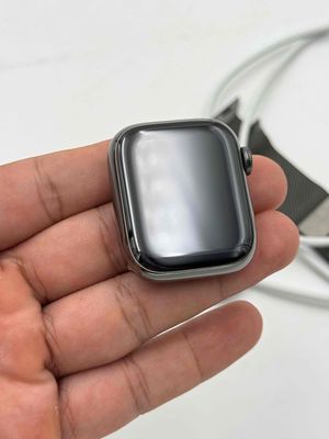 Apple Watch Series 8 thép esim + dây Milan pin 100