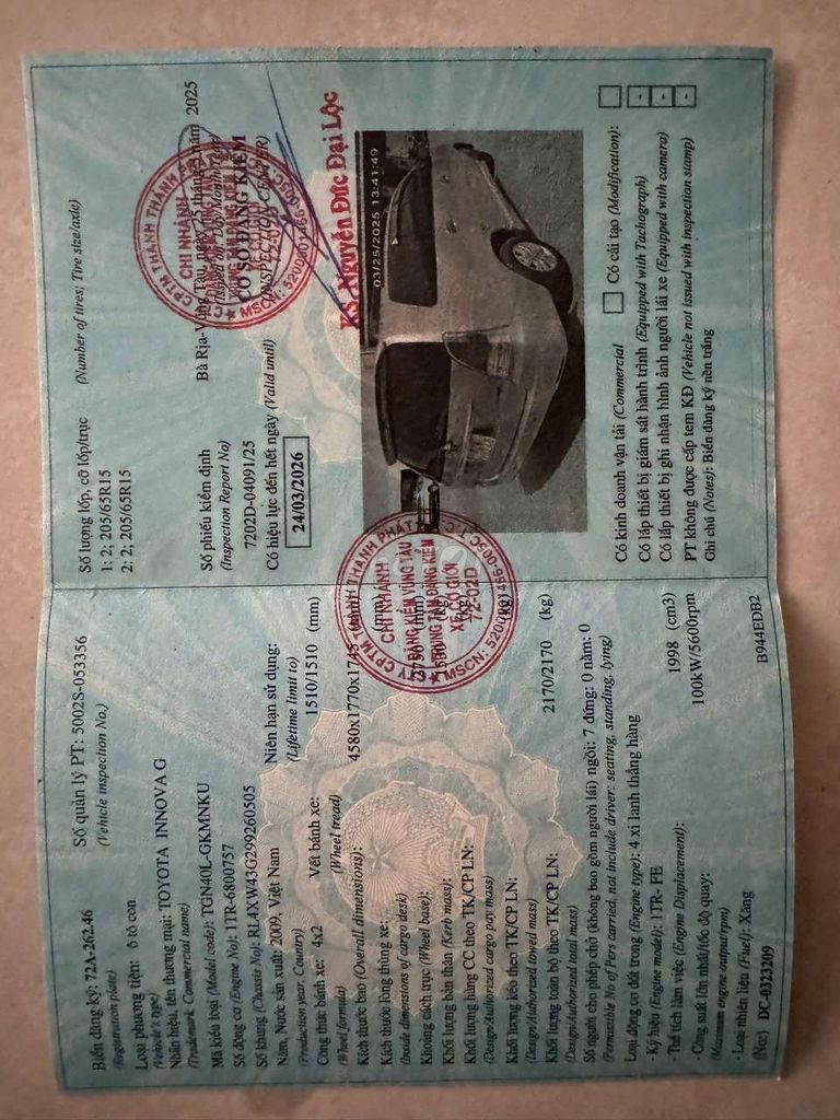 TOYOTA INNOVA 2.0G,cuối 2009,mẫu mới,số sàn,ZINĐEP. Mua bán Ô tô tại Quận Tân Bình Tp Hồ Chí Minh được đăng bởi Nam hình 10