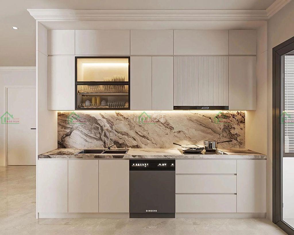 Tủ Bếp Gỗ Công Nghiệp MDF Đẹp, Hiện Đại. Mua bán Tủ, kệ gia đình tại Thành phố Thủ Đức Tp Hồ Chí Minh được đăng bởi Bảo Nam hình 1