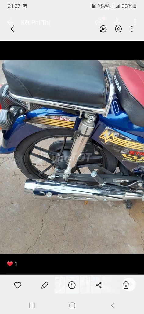 CUB 50cc cho học sinh. Mua bán Xe máy tại Quận Bình Tân Tp Hồ Chí Minh được đăng bởi Dung Lai hình 6