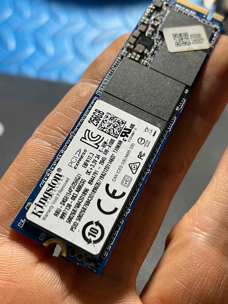 Kingston 256GB SSD PCIe 3.0 NVMe M.2 2280