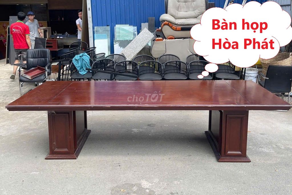 Thanh lý Bàn họp Hòa Phát gỗ Hòa Phát dài 3m2