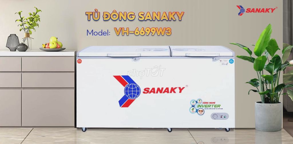 Tủ đông Sanaky VH-6699W3 485 lít. Mua bán Tủ lạnh tại Quận 7 Tp Hồ Chí Minh được đăng bởi ĐIỆN MÁY SÀI THÀNH hình 1