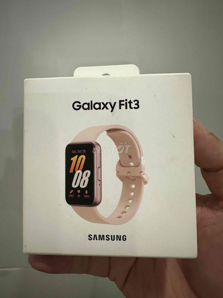 Samsung Galaxy Fit3 Hồng. Mua bán Thiết bị đeo thông minh tại Quận 10 Tp Hồ Chí Minh được đăng bởi nguyễn thanh phong hình 1