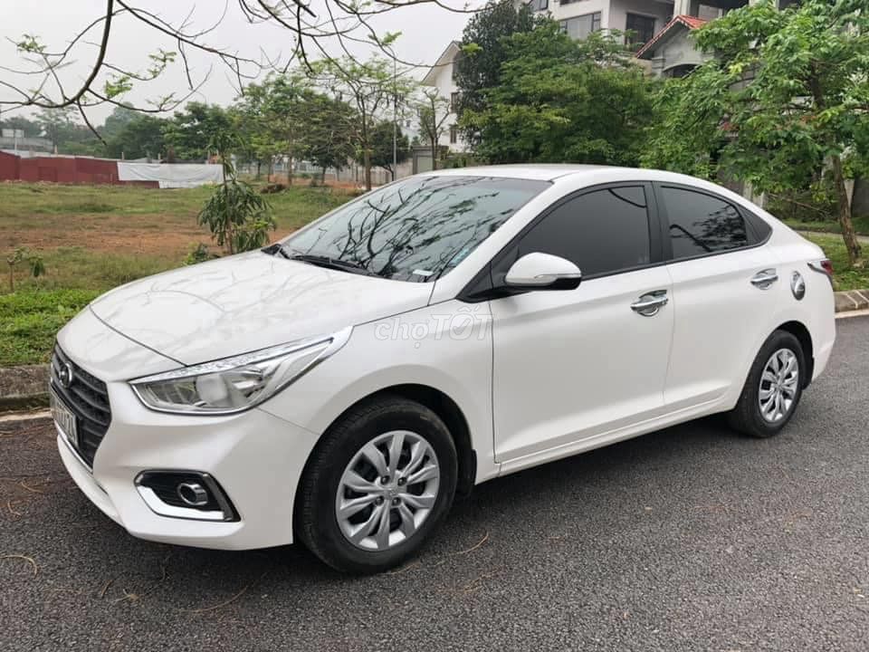 Cần bán Accent 2019 số sàn, màu trắng. Mua bán Ô tô tại Quận Gò Vấp Tp Hồ Chí Minh được đăng bởi Xuân Trường hình 1