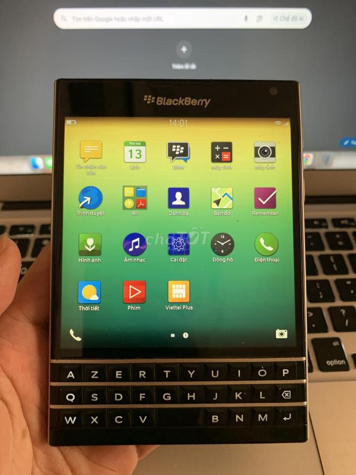 BlackBerry Passport Đen Đã qua sử dụng. Mua bán Điện thoại tại Quận Nam Từ Liêm Hà Nội được đăng bởi AnBinh Travel hình 1