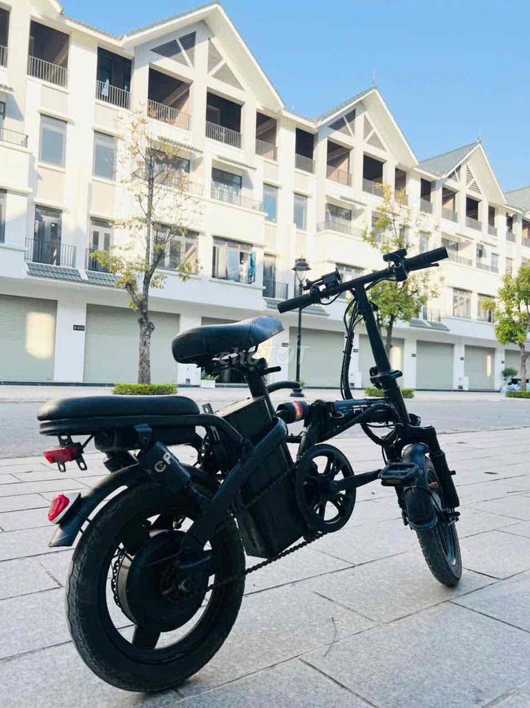 Xe đạp điện gấp màu Đen. Mua bán Xe điện tại Quận Nam Từ Liêm Hà Nội được đăng bởi Bùi Anh Dũng hình 5