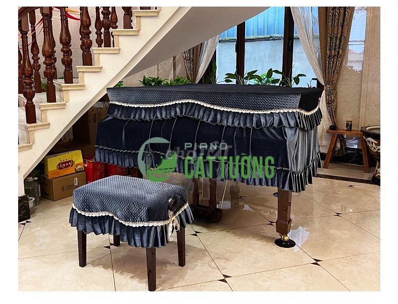 khăn phủ đàn grand piano,đàn dương cầm đẹp caocấp