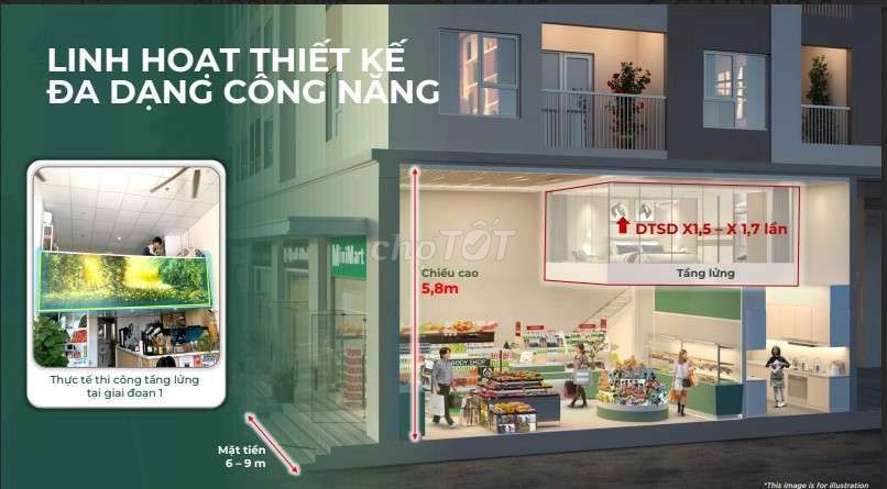 Chỉ cần 780 triệu (30%) sở hữu ngay căn shophouse khối đế 4 mặt tiền