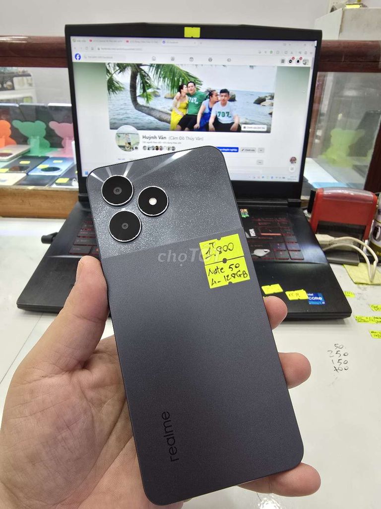 Realme Note 50 128GB. Mua bán Điện thoại tại Thành phố Long Xuyên An Giang được đăng bởi Facebook Cầm Đồ Thúy Vân hình 1