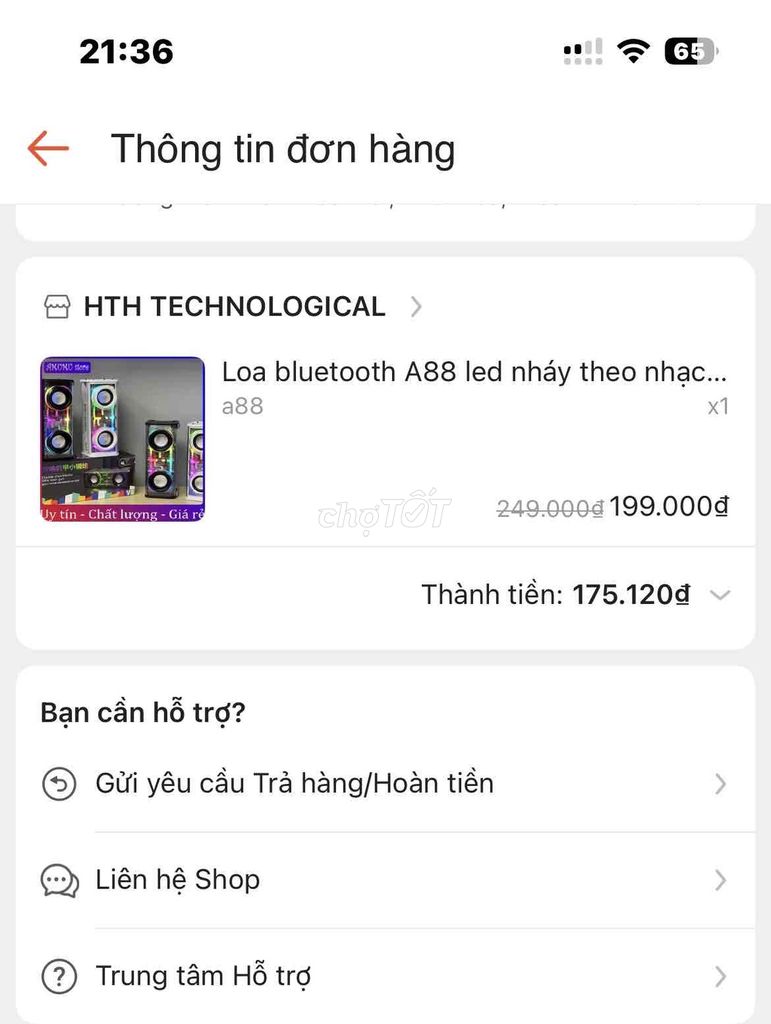 Loa Bluetooth HTH TECHNOLOGICAL A88 Đen. Mua bán Tivi, Âm thanh tại Quận Nam Từ Liêm Hà Nội được đăng bởi Phương hình 1