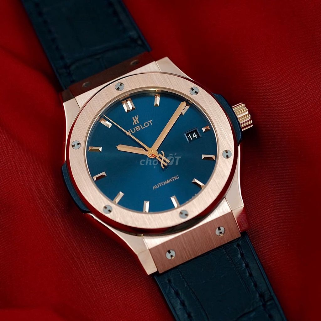 Đồng hồ Hublot Classic Fusion King Gold Blue Nam. Mua bán Đồng hồ tại Quận Đống Đa Hà Nội được đăng bởi Hải Long hình 1
