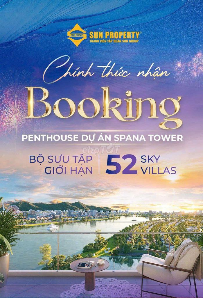 52 SKY VILLAS GIỚI HẠN – SPANA TOWER CHÍNH THỨC NHẬN BOOKING