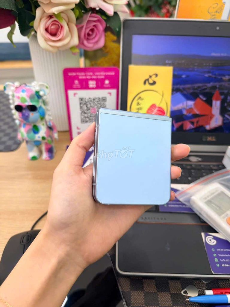 Samsung Galaxy Z Flip 6 Xanh nhạt. Mua bán Điện thoại tại Quận 12 Tp Hồ Chí Minh được đăng bởi Minh phương hình 1