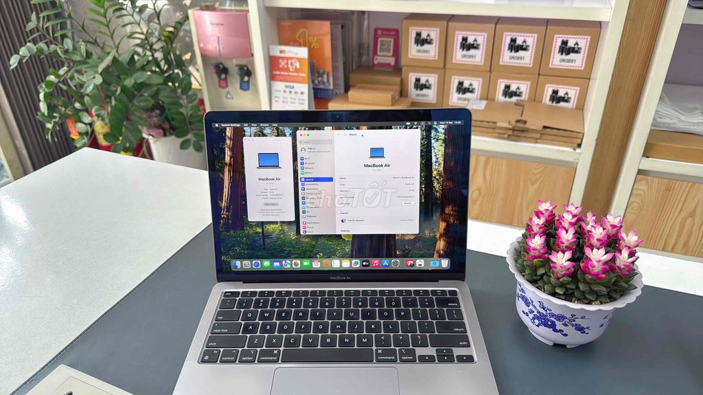 MacBook Air 2020: M1/8GB/256GB- Gray. Mua bán Laptop tại Quận Thanh Khê Đà Nẵng được đăng bởi Tín Phát Apple hình 1