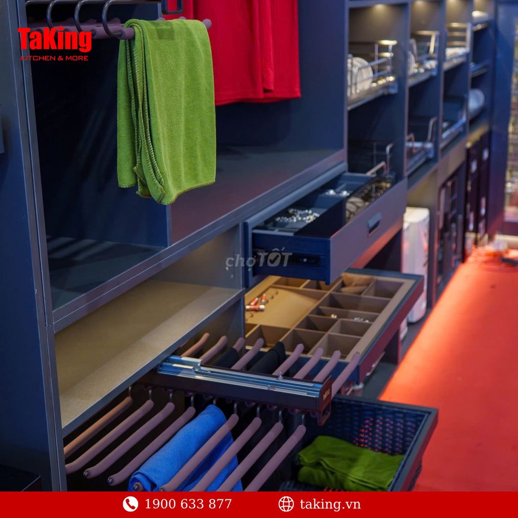 TRỌN BỘ PHỤ KIỆN TỦ QUẦN ÁO TAKING. Mua bán Tủ, kệ gia đình tại Quận Liên Chiểu Đà Nẵng được đăng bởi TaKing hình 1