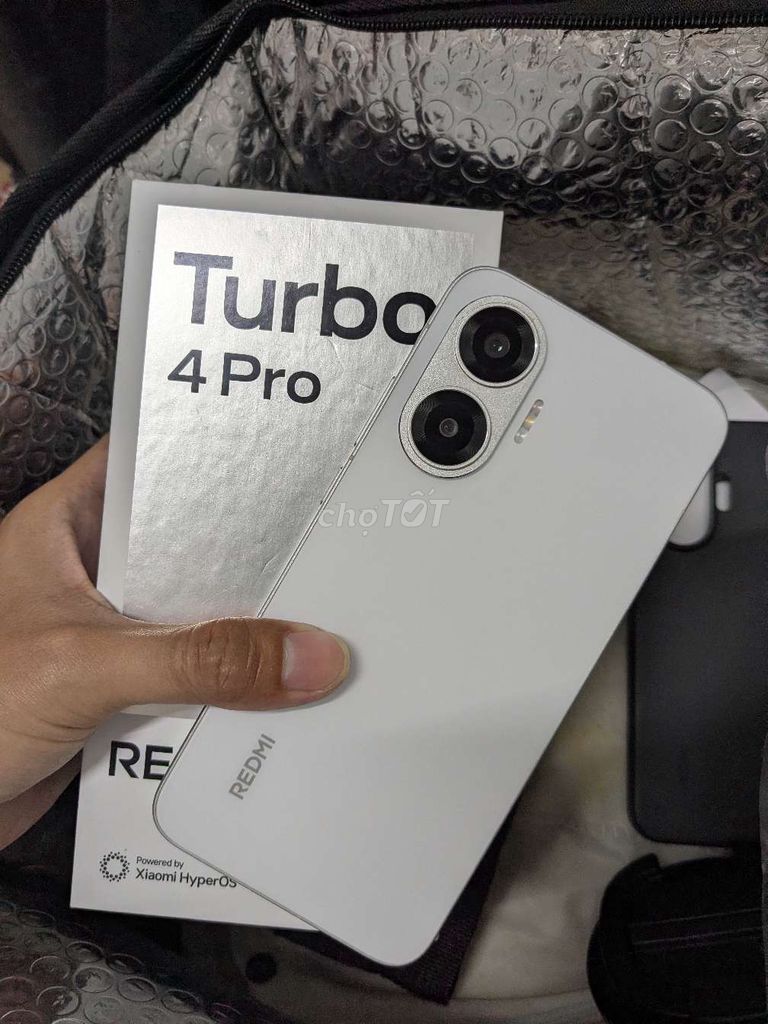 Xiaomi Redmi Turbo 4 Pro 256GB Trắng Cận 99%. Mua bán Điện thoại tại Thành phố Bến Tre Bến Tre được đăng bởi MQ Shop hình 1