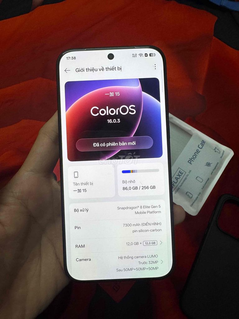 Oneplus 15 black 12/256 fullbox 99,99%. Mua bán Điện thoại tại Quận Ninh Kiều Cần Thơ được đăng bởi Khang hình 1