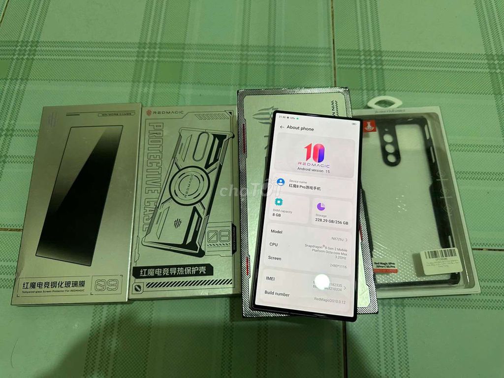 Redmagic 8 Pro 8GB/256GB Đen. Mua bán Điện thoại tại Thành phố Mỹ Tho Tiền Giang được đăng bởi Phúc Huỳnh Computer  hình 1