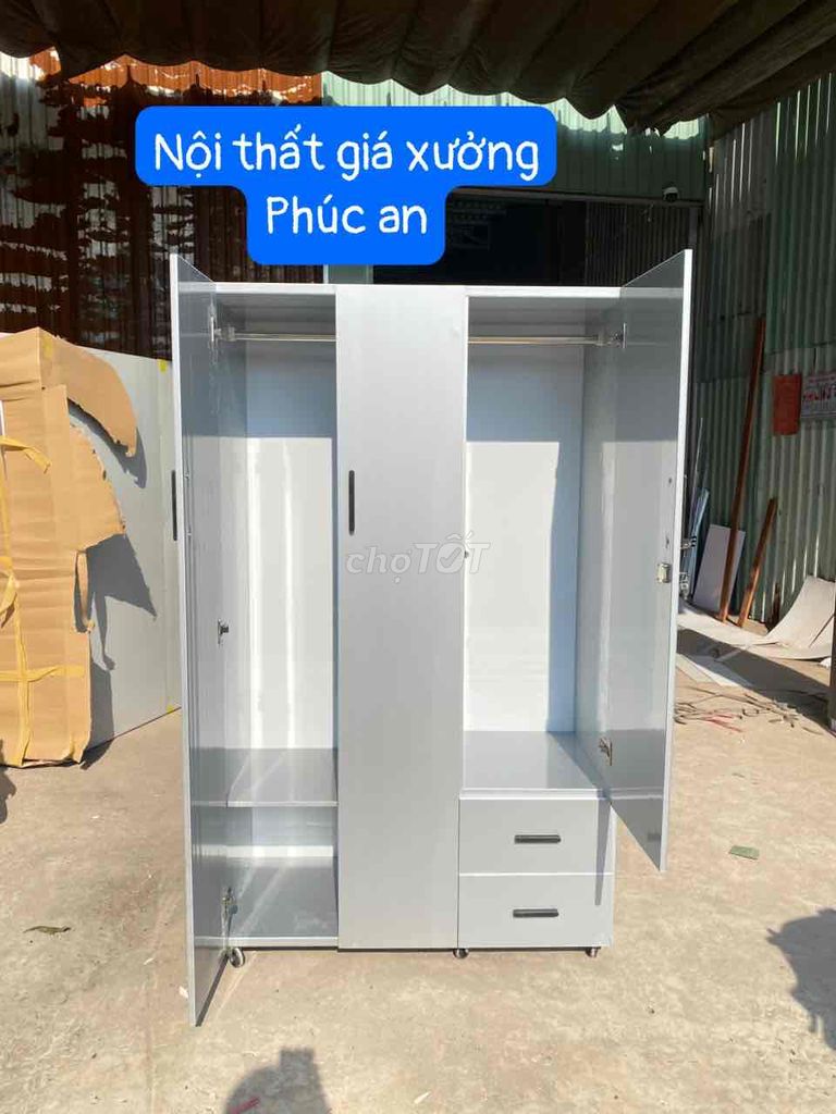 Tủ Nhựa ĐL# mới 100% BH 12 tháng #đủ màu _3 cánh