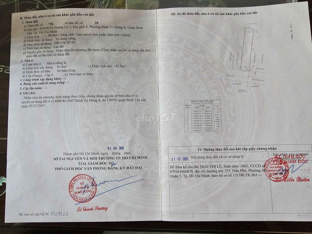 Nhà cấp 4 Hương Lộ 2 , tiện xây mới.
