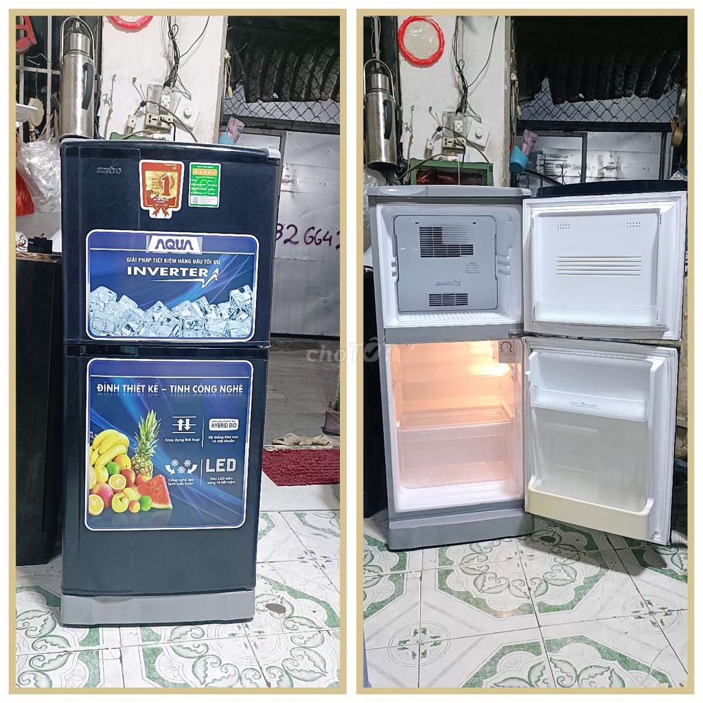 Tủ lạnh Sanyo k đóng tuyết 128lít . Mua bán Tủ lạnh tại Quận 12 Tp Hồ Chí Minh được đăng bởi ngọc  hình 1
