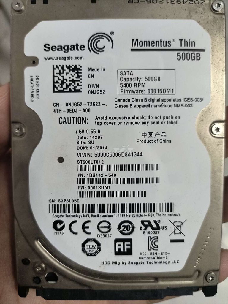 Hdd seagate 500gb