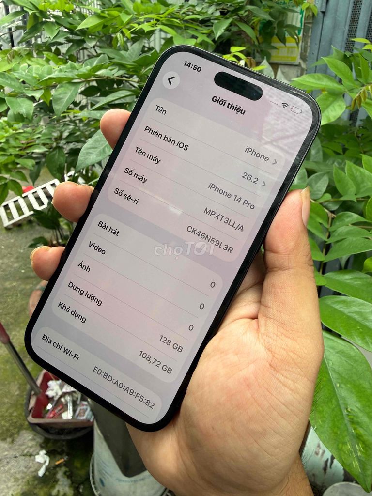 Apple iPhone 14 Pro 128GB Đen Đã sử dụng. Mua bán Điện thoại tại Huyện Bình Chánh Tp Hồ Chí Minh được đăng bởi Lâm mobiphone hình 1