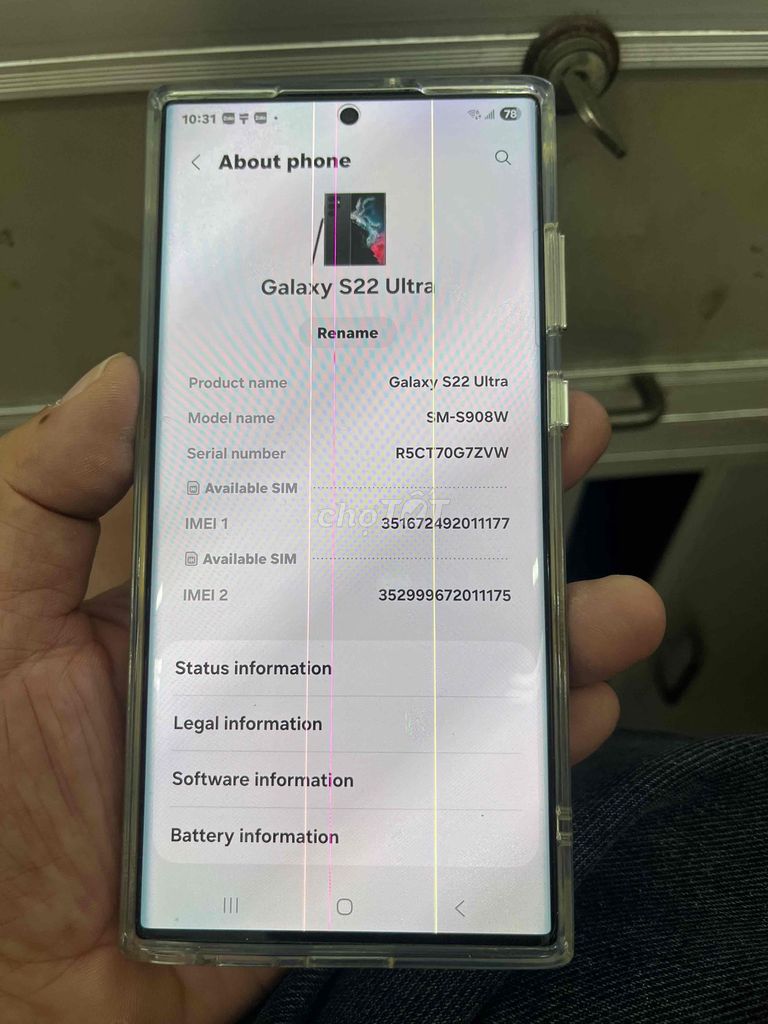 Samsung Galaxy S22 Ultra 128GB Đen. Mua bán Điện thoại tại Huyện Hóc Môn Tp Hồ Chí Minh được đăng bởi Hải hình 1