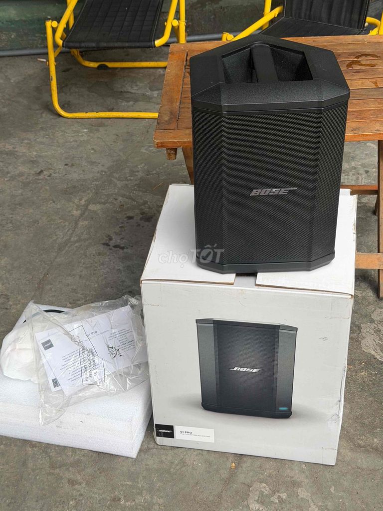 bán loa Bose S1 Pro Đen Fullbox pin tốt. Mua bán Tivi, Âm thanh tại Quận Bình Thạnh Tp Hồ Chí Minh được đăng bởi briandang hình 1