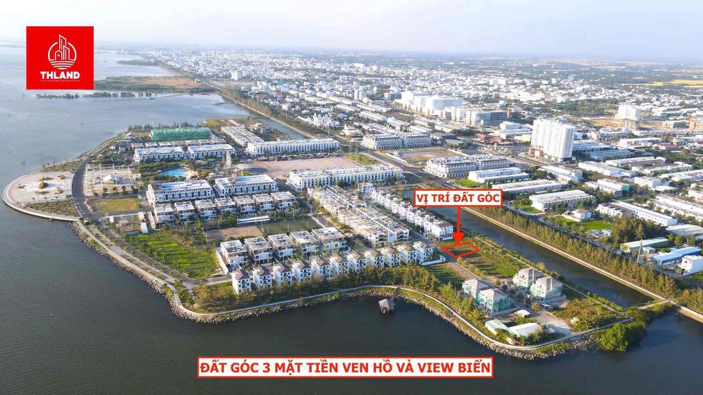 Đất Biệt Thự 3 Mặt Ven Hồ View Biển - Đảo Phú Gia, 17x27, full thổ, SH