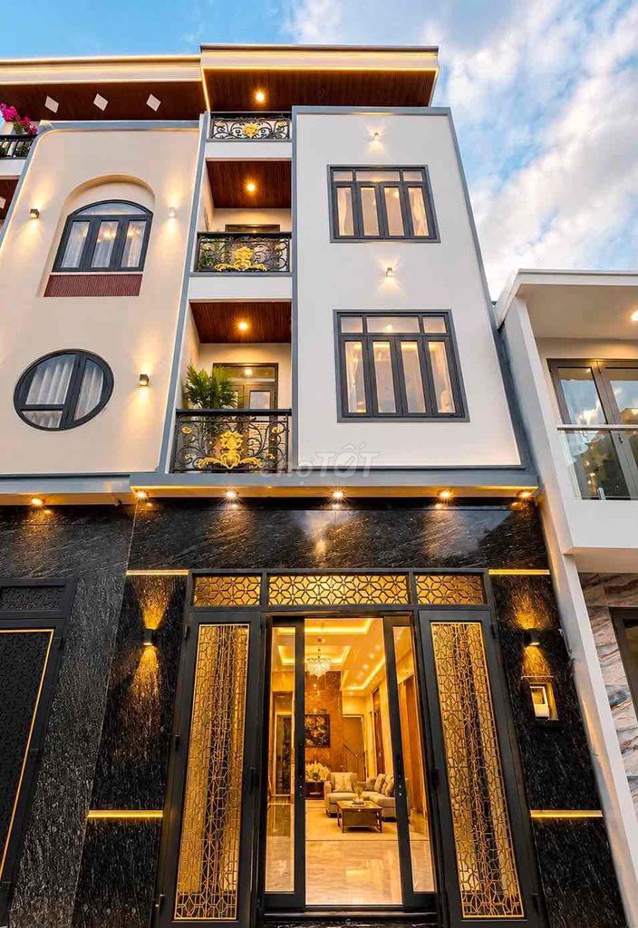 🔥 6.35 TỶ – NHÀ MỚI 5 TẦNG – Ô TÔ VÀO NHÀ – 4.4x11.6M – GẦN AEON TÂN P