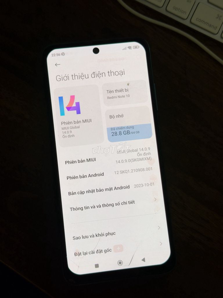 Redmi Note 10 95% - Xanh lá - 4GB/64Gb. Mua bán Điện thoại tại Thành phố Thủ Đức Tp Hồ Chí Minh được đăng bởi Nguyễn Khang hình 1