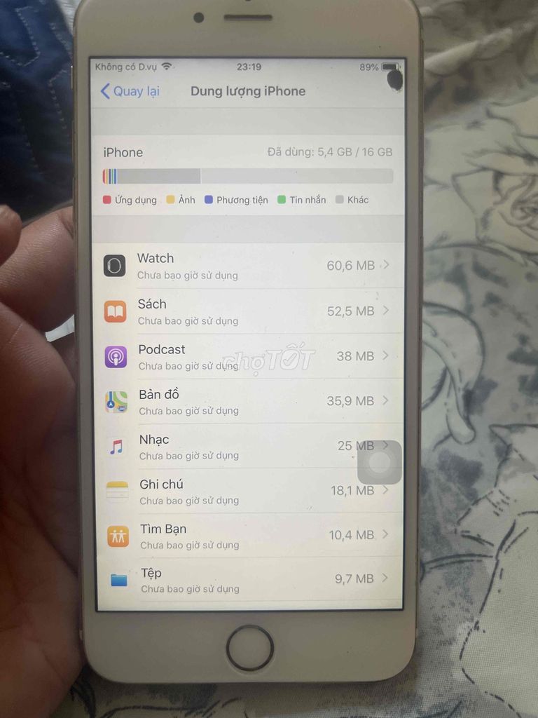 Apple iPhone 6s Plus 16GB Vàng. Mua bán Điện thoại tại Thành phố Nha Trang Khánh Hòa được đăng bởi Nguyễn Tấn Tiến hình 1