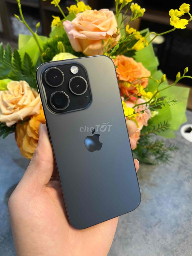 Iphone 15pro 128gb màu đen.bản có khay sim