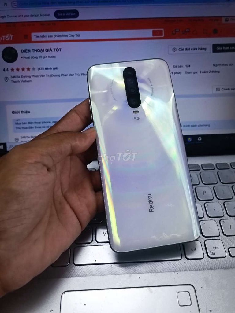 REDMI K30 5G 6GB.64GB PIN 4500 SNAP 765G FULL CN. Mua bán Điện thoại tại Quận Bình Thạnh Tp Hồ Chí Minh được đăng bởi Dân Mobile hình 1