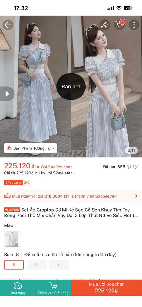 Set đồ nữ thô kẻ sọc thanh lịch. Mua bán Quần áo tại Quận Nam Từ Liêm Hà Nội được đăng bởi Bùi Thị Thanh Mai hình 1