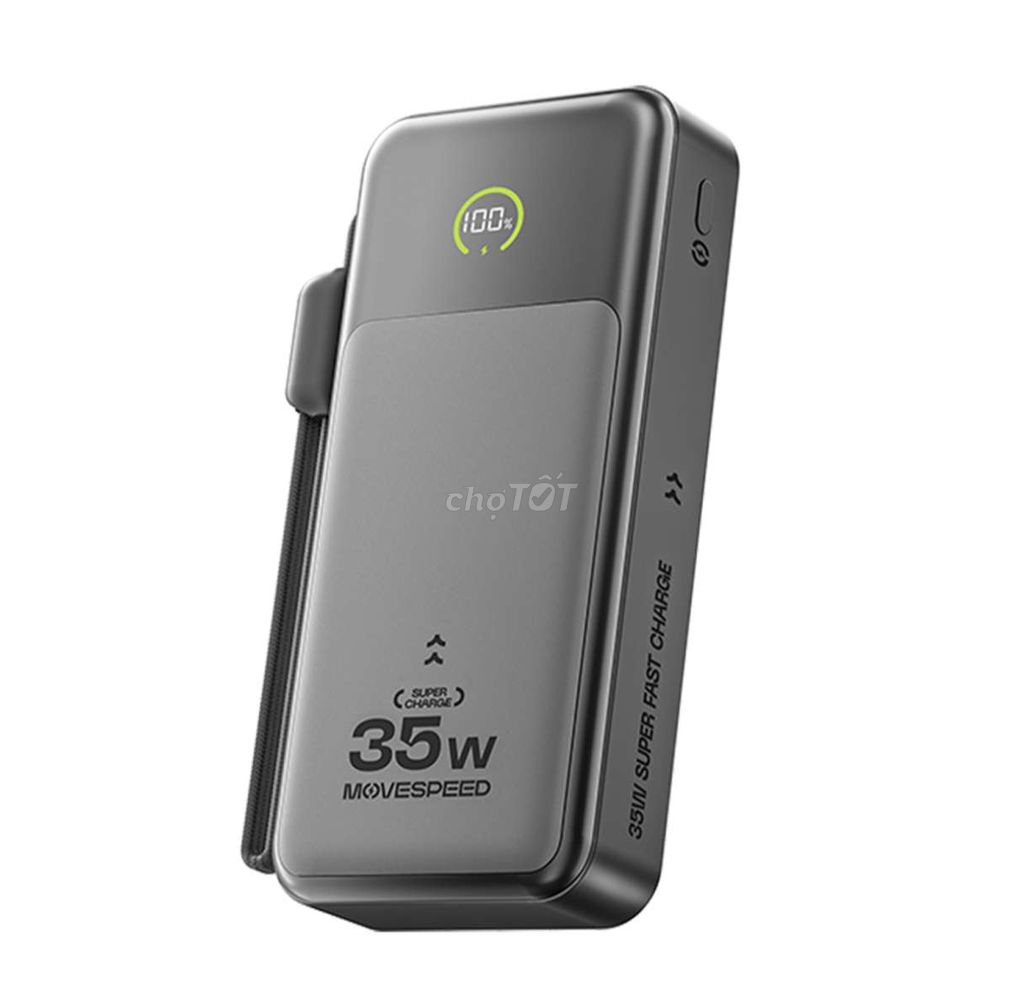 Sạc dự phòng Movespeed 20000mAh type C sạc nhanh. Mua bán Phụ kiện (Màn hình, Chuột...) tại Thành phố Thủ Đức Tp Hồ Chí Minh được đăng bởi Khôi hình 1