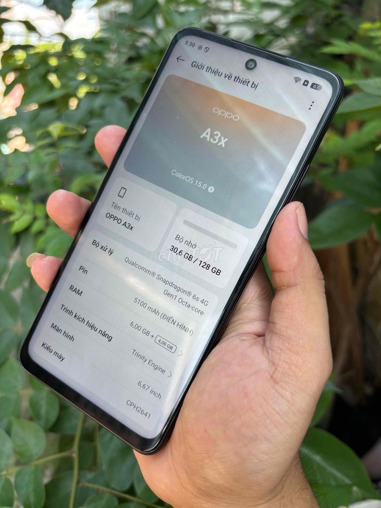 Oppo A3x 6GB/128GB Tím. Mua bán Điện thoại tại Huyện Bình Chánh Tp Hồ Chí Minh được đăng bởi Lâm mobiphone hình 1