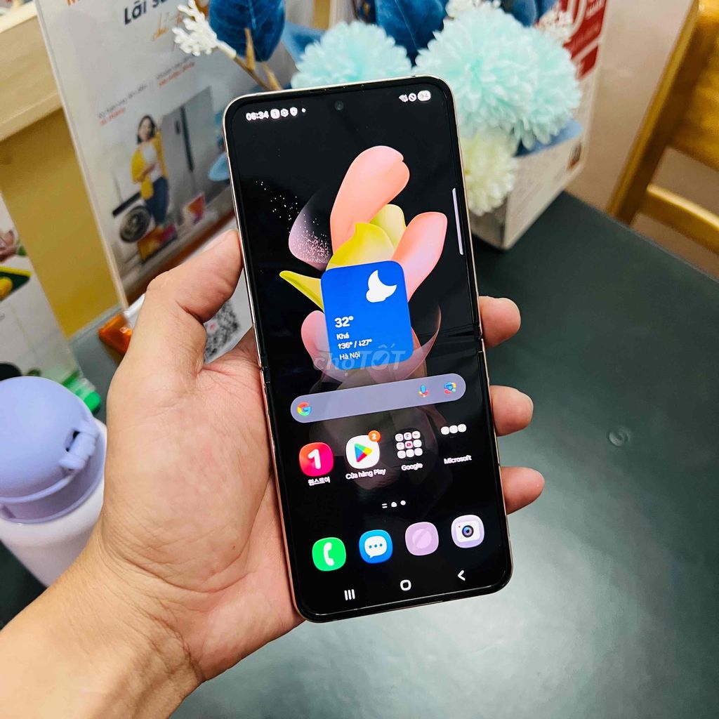 🍀Samsung Z Flip 4 256Gb Vàng. Mua bán Điện thoại tại Quận Ninh Kiều Cần Thơ được đăng bởi Trường Mobile hình 1