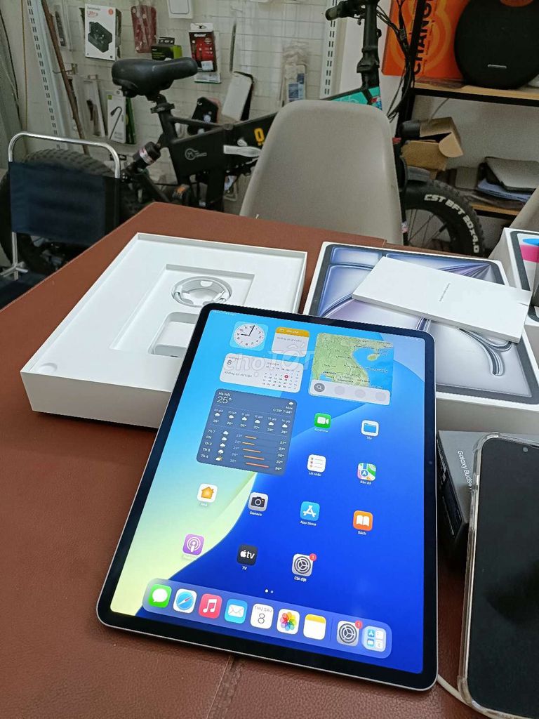  iPad Air 7 M3 13inch 128GB WIFI OPENBOX . Mua bán Máy tính bảng tại Quận Thanh Khê Đà Nẵng được đăng bởi TT PHONE hình 1