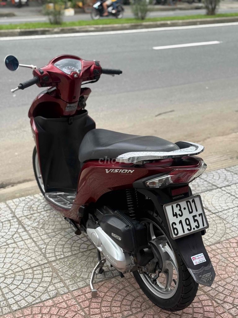 Vision 2017 đỏ đô cực đẹp  Zin chất nguyên bản  Bi. Mua bán Xe máy tại Quận Liên Chiểu Đà Nẵng được đăng bởi Thành Đại   hình 5