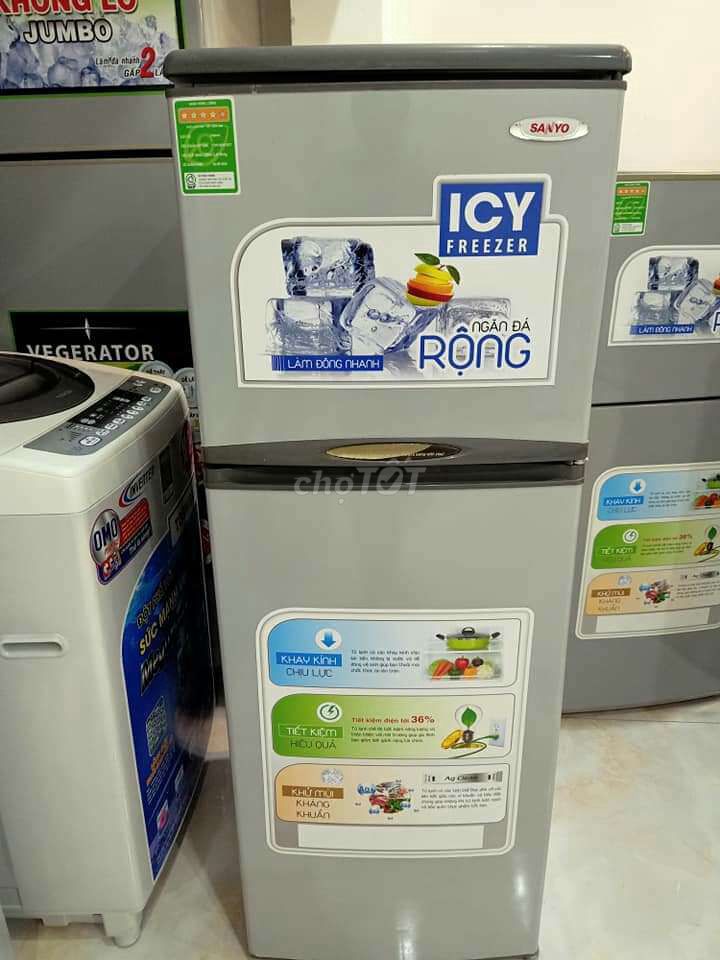0907263048 - Tủ lạnh sanyo 150lit không đóng tuyết.