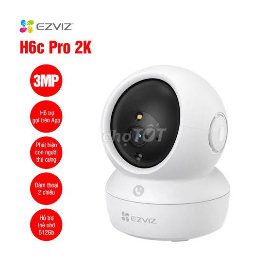 Camera EZVIZ H6c Pro 2K 3Mp Trắng. Mua bán Máy ảnh, Máy quay tại Quận 6 Tp Hồ Chí Minh được đăng bởi ASIA CaM hình 1